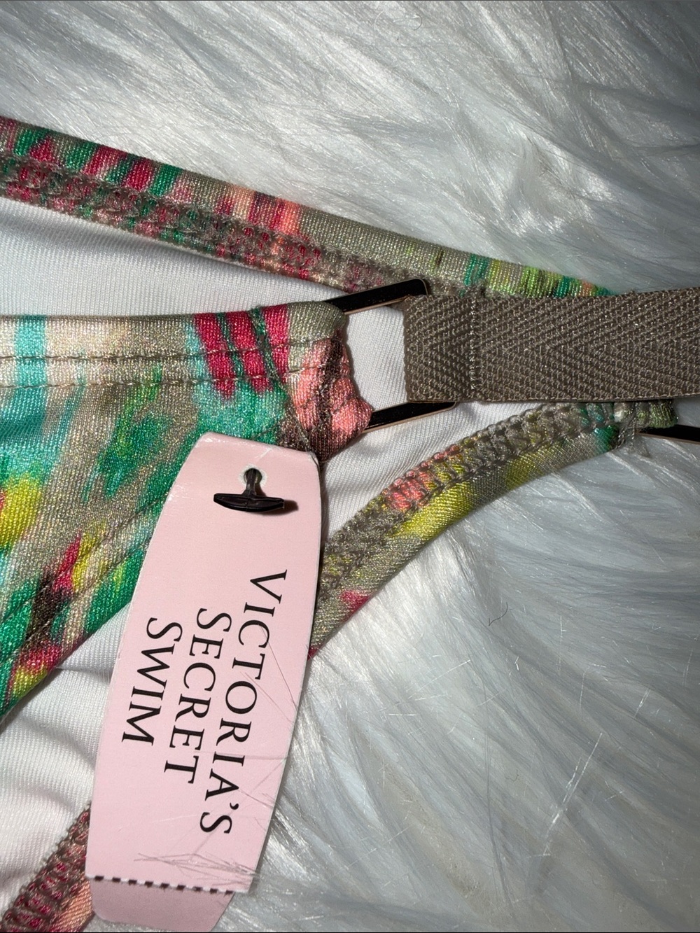 Victoria's Secret Multi Colorer Bikini Bottom Size Medium - Picture 5 of 7